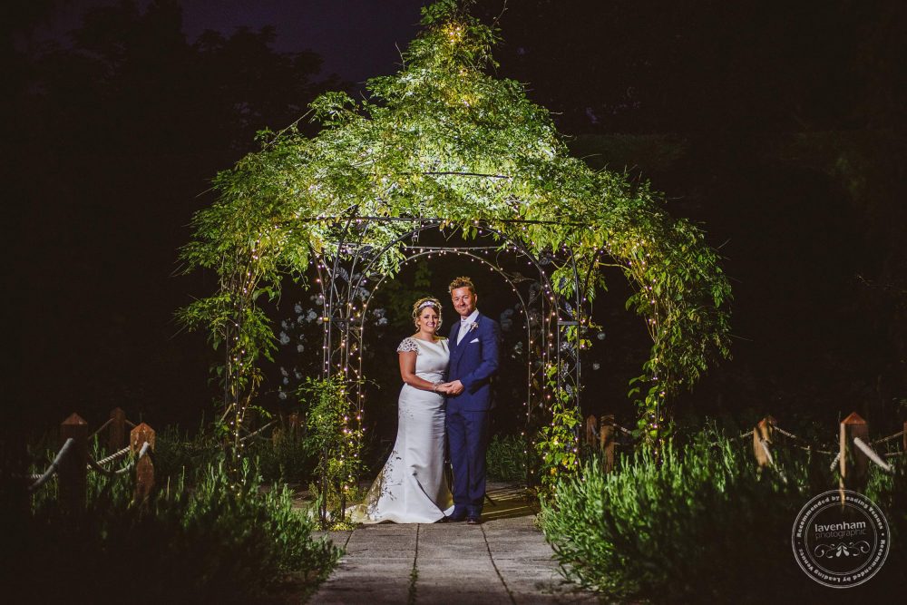 Creative lighting techniques for night wedding photography